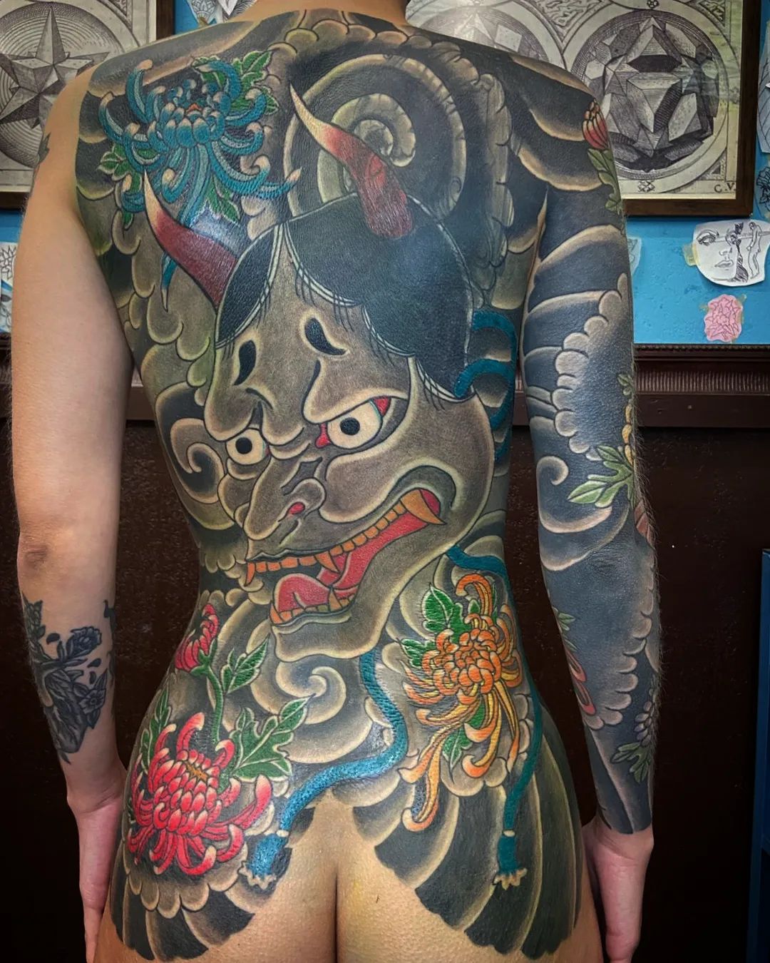 Tatuagem japonesa irezumi — Helena Cinirla Curitiba