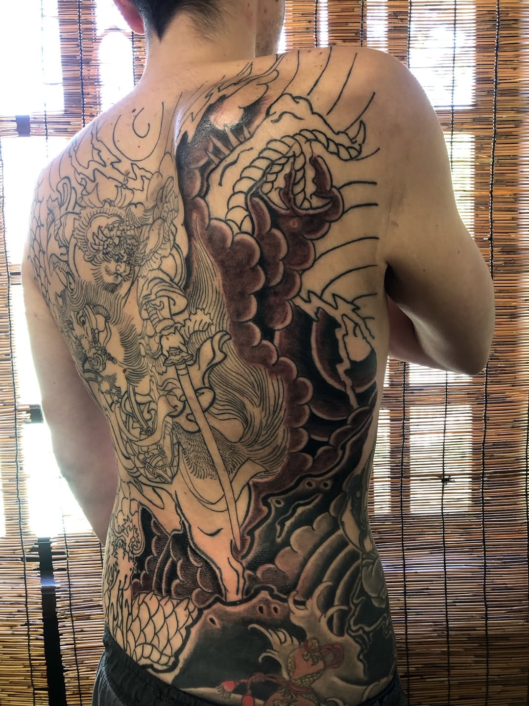 Tatuagem japonesa irezumi — Helena Cinirla Curitiba