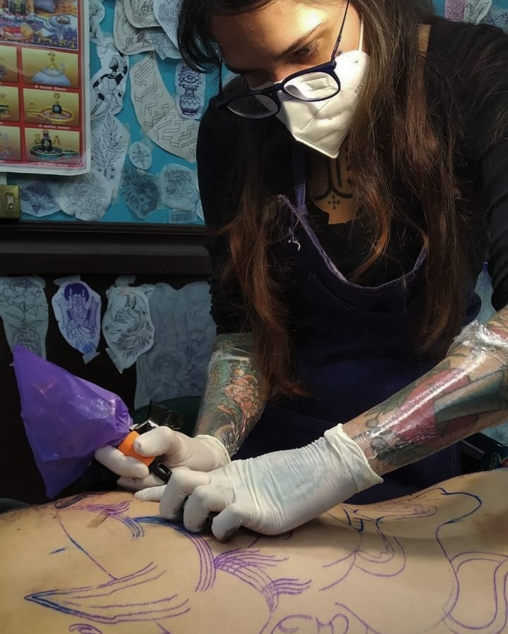 Tatuagem japonesa irezumi — Helena Cinirla Curitiba