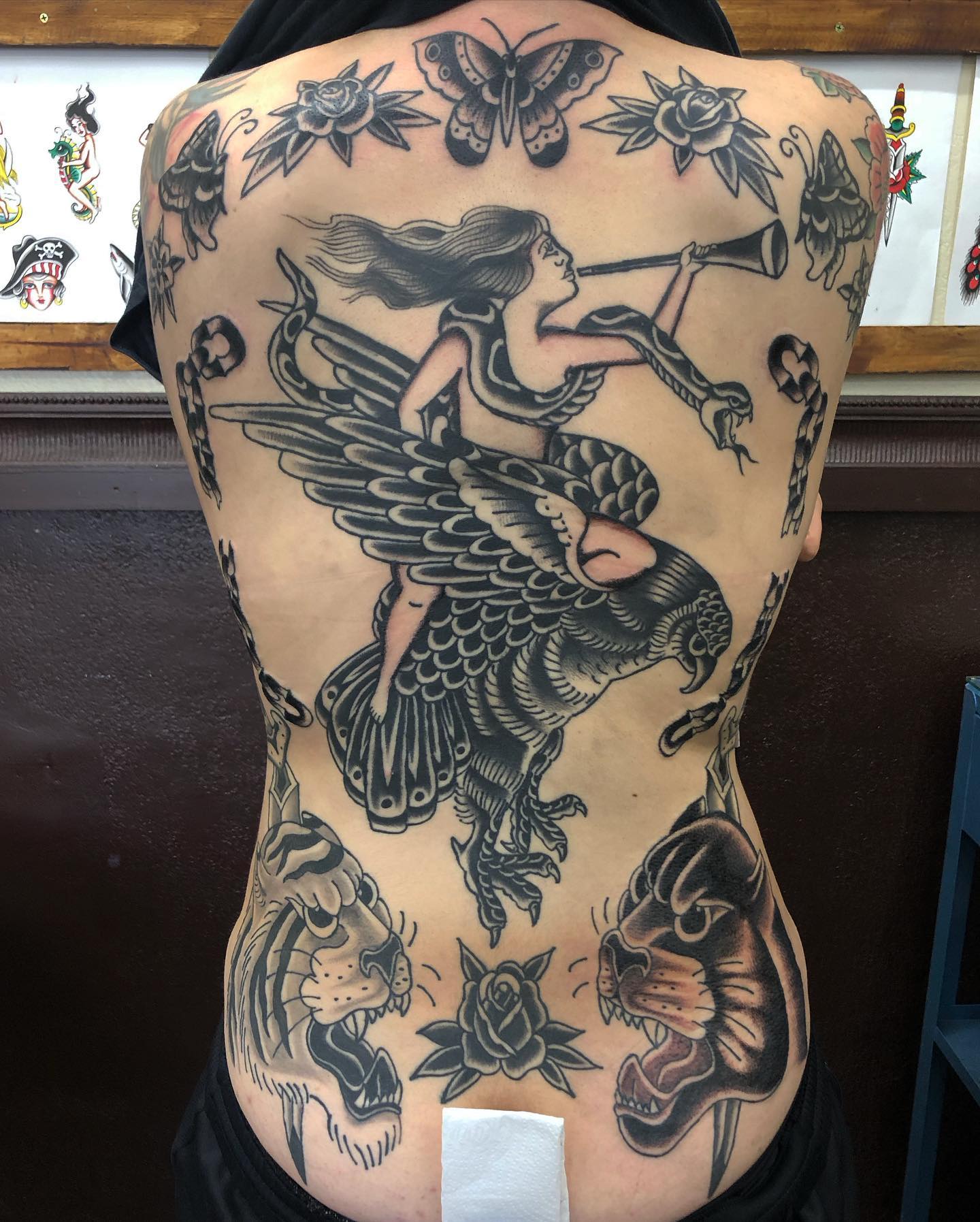 Tatuagem tradicional — Helena Cinirla Curitiba