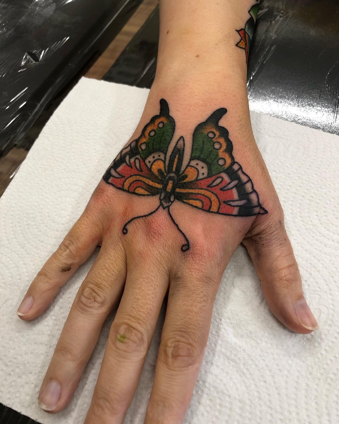 Tatuagem old school março 2023 Helena Cinirla